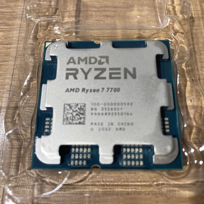 【富山本郷店】中古  AMD Ryzen 7 7700 (AM5/3.8GHz/40M/C8/T16/65W) 154483 