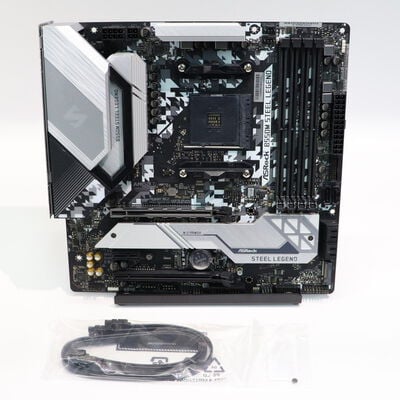 【札幌店】中古  ASRock B550M Steel Legend (B550 AM4 mATX DDR4) 142939 