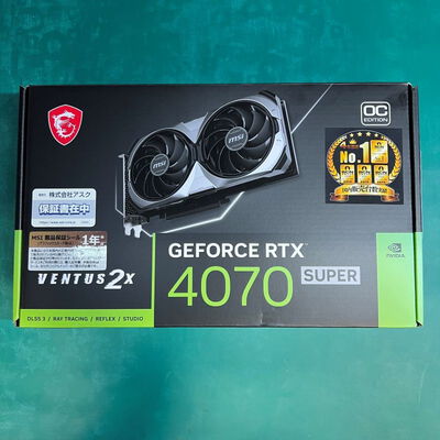 【静岡東瀬名店】中古  MSI GeForce RTX 4070 SUPER 12G VENTUS 2X OC (RTX4070 SUPER 12GB) 163393 