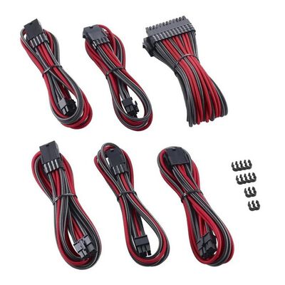 CableMod  CM-PCAB-BKIT-NKCR-3PK-R (ケーブル延長キット カーボン/レッド) 