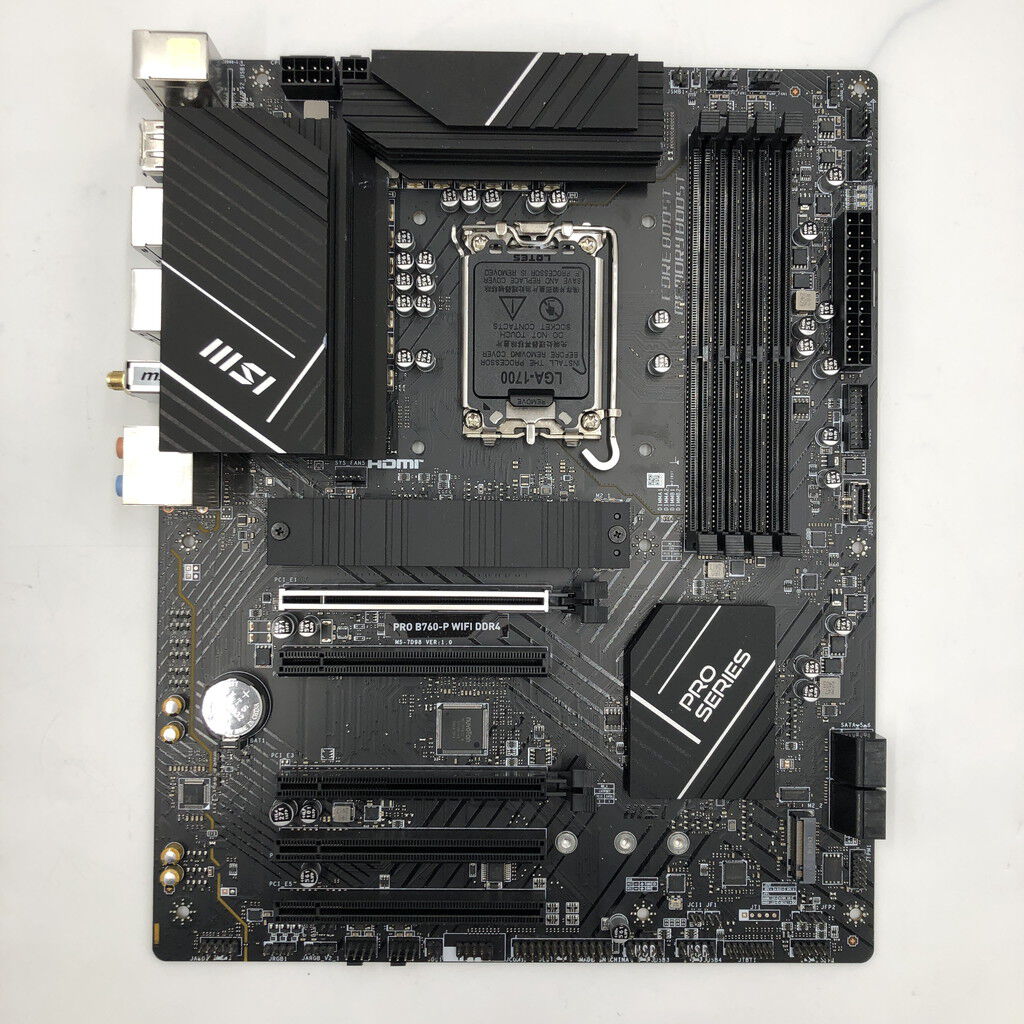中古 MSI PRO B760-P WIFI DDR4 (B760 1700 ATX DDR4) 167303 （327350