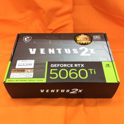 【なんば店】中古  MSI GeForce RTX 5060 Ti 8G VENTUS 2X OC PLUS 3280020929 