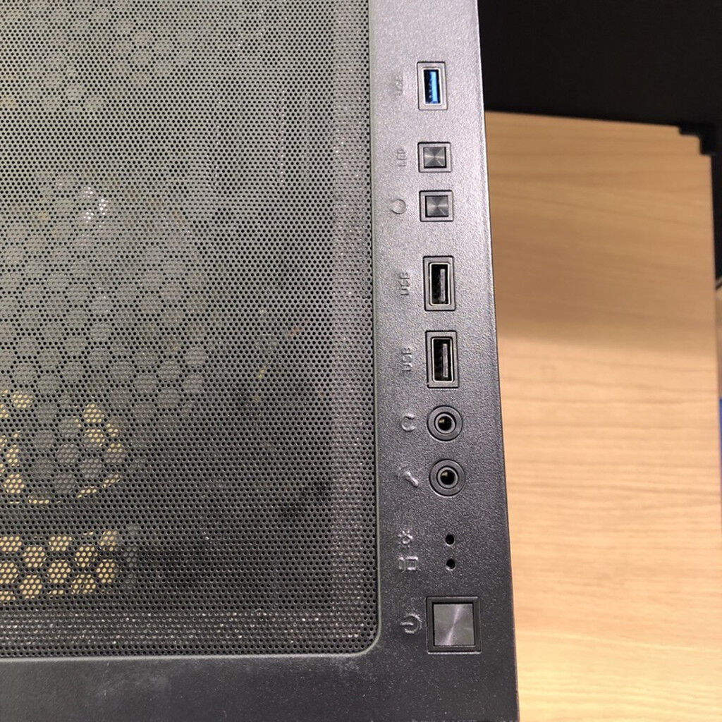 自作PC（中古） あすつくCPUグレードアップ 新品ケース 光る 高コスパ