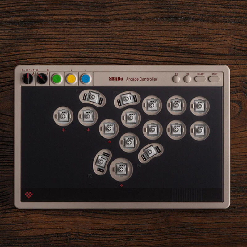 8BitDo Arcade Controller (ワイヤレス レバーレス アーケード