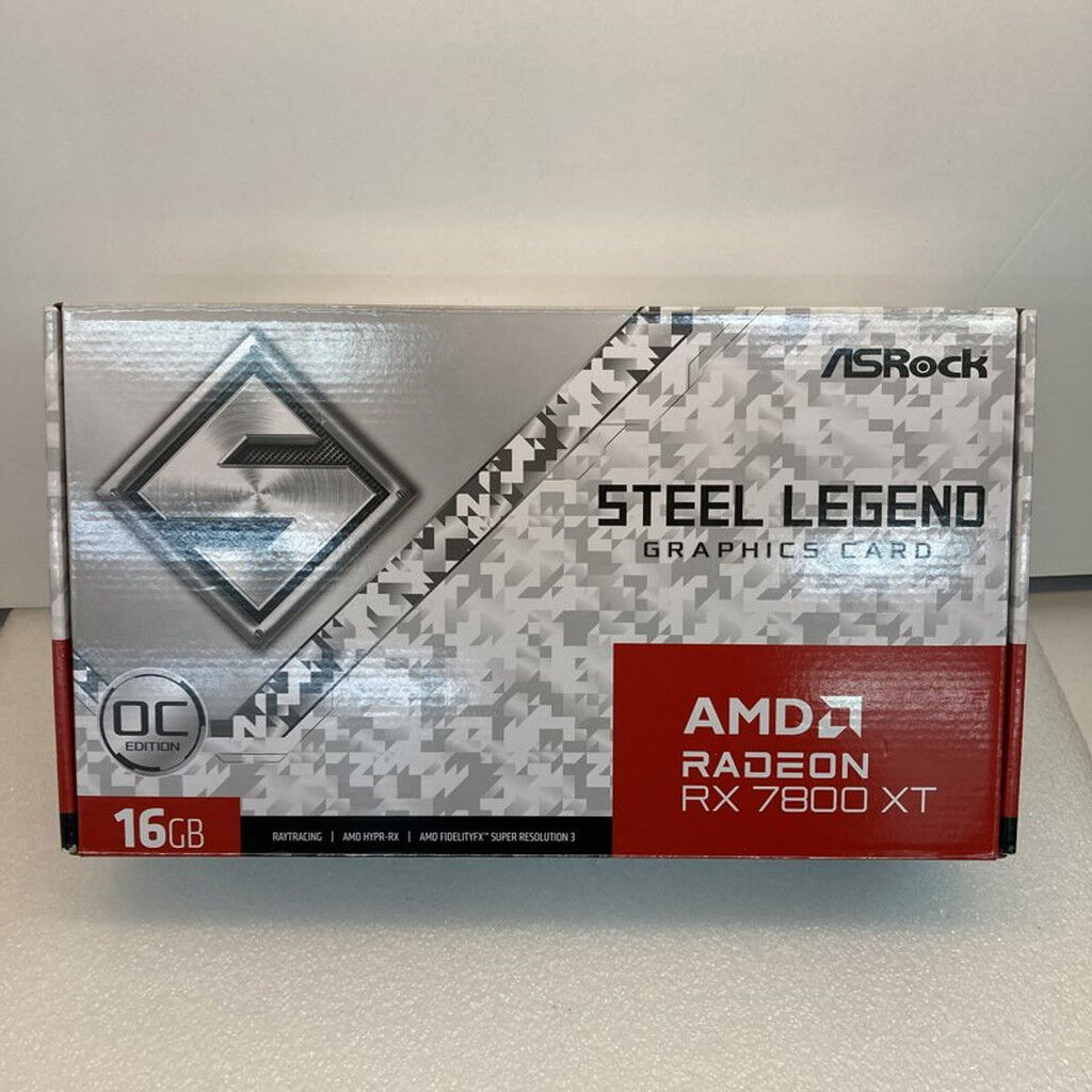中古 ASRock RX7800XT SL 16GO RX7800XT Steel Legend OC (RX7800XT