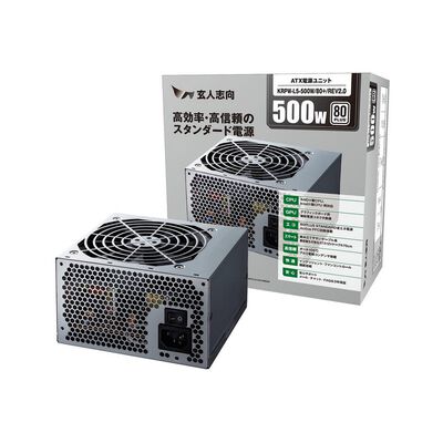 玄人志向  KRPW-L5-500W/80+/REV2.0 (500W) 