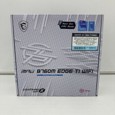 【福井日之出店】中古  MSI MPG B760M EDGE TI WIFI (B760 mATX DDR5) 167317 