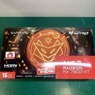【神戸・三宮店】中古  SAPPHIRE 11330-01-20G NITRO+ RX7800XT GAMING OC (RX7800XT 16GB) 162727【8/14価格改定!】 