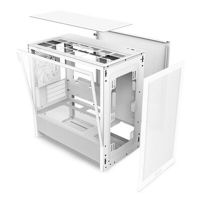 NZXT  H3 FLOW CC-H31FW-01 (MicroATX ガラス ホワイト) 