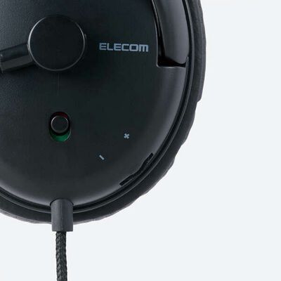 エレコム  HS-HP07STBK (指向性マイク ノイズキャンセリング 大型ヘッドセット 4極) 