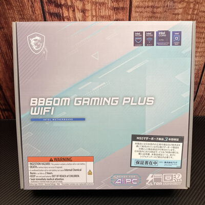 【富士青葉店】中古  MSI B860M GAMING PLUS WIFI (B860 1851 mATX DDR5) 175462 
