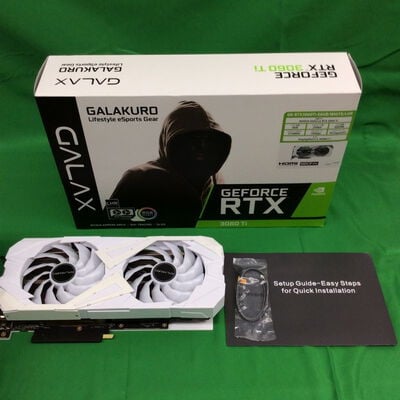 【川崎店】中古  玄人志向 GALAKURO GK-RTX3060Ti-E8GB/WHITE/LHR（RTX3060Ti 8GB） 3480037508 