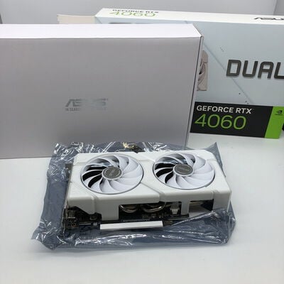 【宇都宮鶴田店】中古  ASUS DUAL-RTX4060-O8G-EVO-WHITE (RTX4060 8G) 175567 