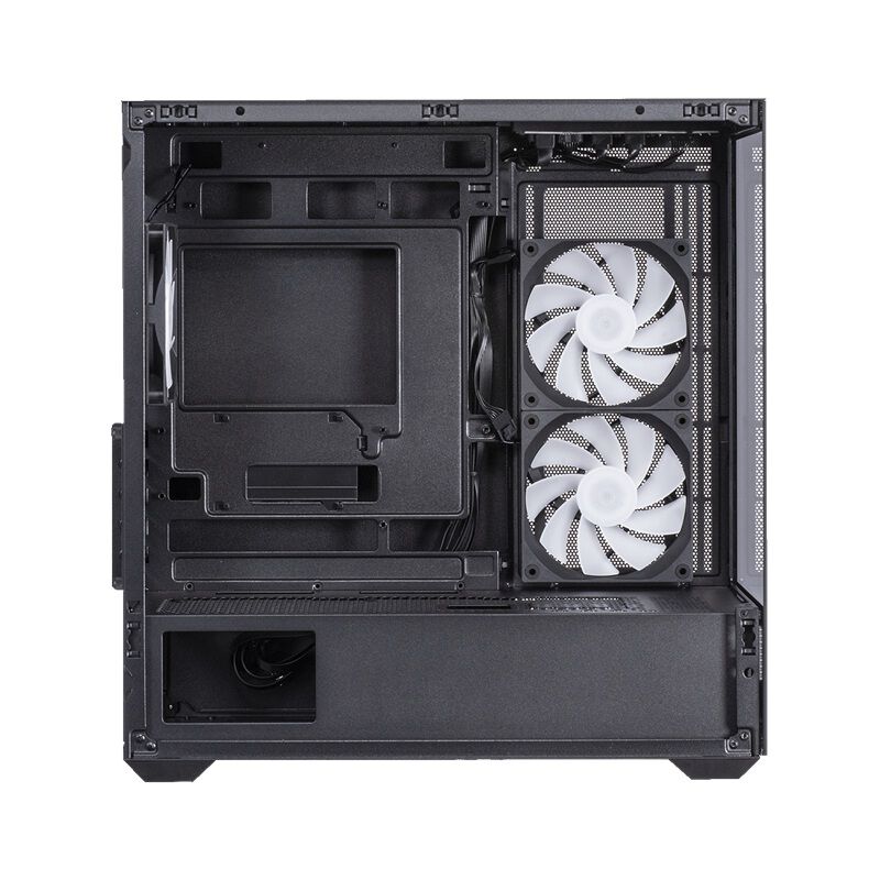 玄人志向 KRC-mT01B (MicroATX ガラス ブラック) ｜ パソコン通販の