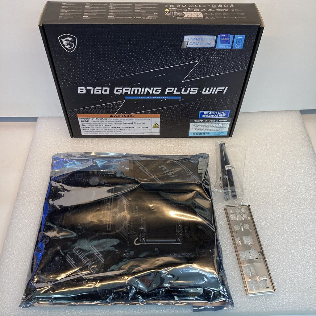 中古 MSI B760 GAMING PLUS WIFI (B760 1700 ATX DDR5) 3180006511