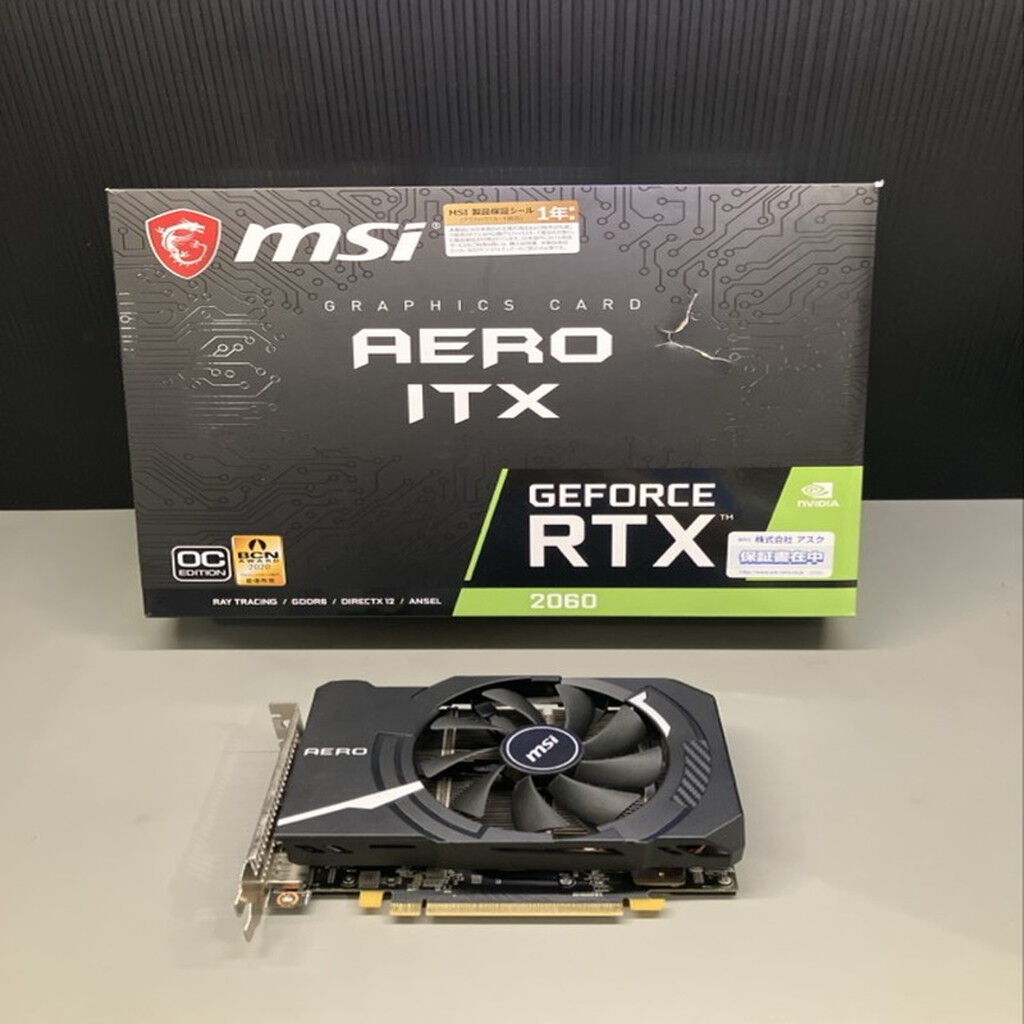 中古 GeForce RTX 2060 AERO ITX 6G OC [PCIExp 6GB] 4510002093