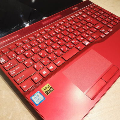 【鹿児島店】中古  Fujitsu LIFEBOOK AH53/B3(i7-8550U/8GB/SSD240GB/BDXL/オンボード/15.6/1920*1080/W11H) 4700001091 