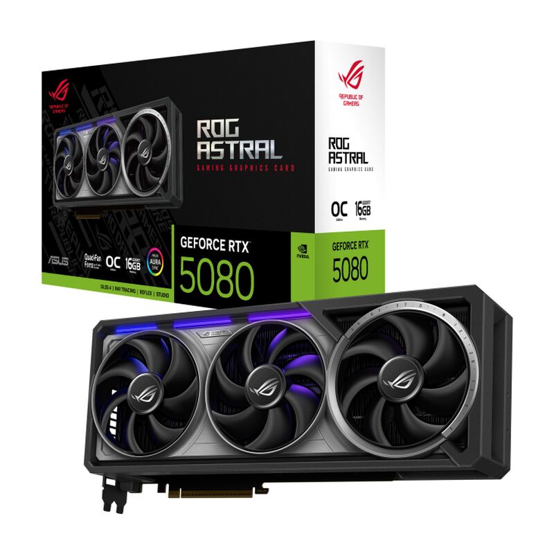 ASUS ROG-ASTRAL-RTX5080-O16G-GAMING (GeForce RTX 5080 16GB