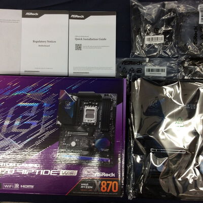 【川崎店】中古  ASRock X870 Riptide WiFi (X870 AM5 ATX DDR5) 172201 