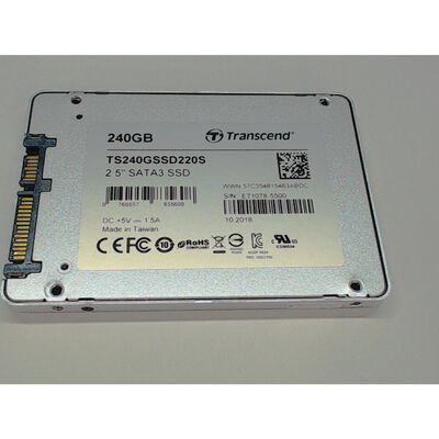 【前橋ｲﾝﾀｰｱｶﾏﾙ店】中古  各社 2.5インチ SSD 240GB SATA 124393 
