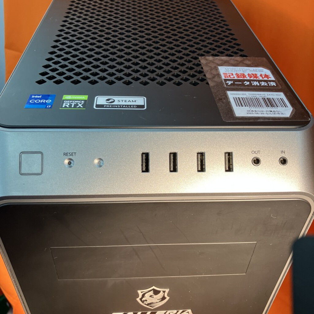 中古 THIRDWAVE GALLERIA ZA7C-R37 (11700K/16GB/SSD1TB