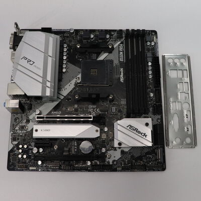 【札幌店】中古  ASRock B550M Pro4 (B550 AM4 mATX DDR4) 142938 