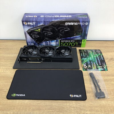 【津ラッツ店】中古  Palit NE7507T019T2-GB2031U (RTX5070Ti GamingPro-S 16GB) 4990001082 