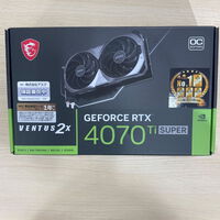 中古  MSI GeForce RTX 4070 Ti SUPER 16G VENTUS 2X OC (RTX4070TiSUPER 16GB) 5140000785 