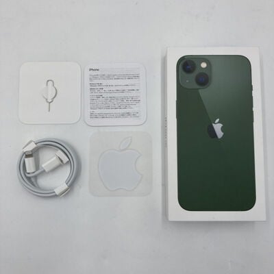 【福井日之出店】中古  【国内版SIMフリー】Apple iPhone13 6.1インチ 128GB (グリーン) MNG3J/A 5200000551 