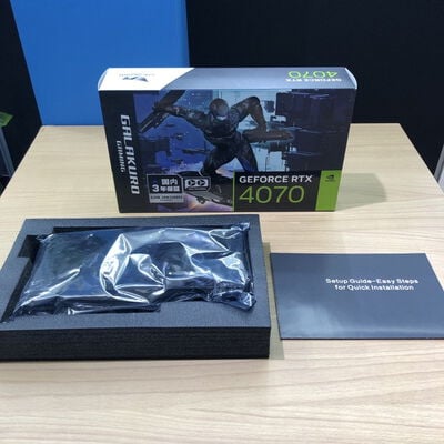 【甲府飯田店】中古  玄人志向 GG-RTX4070-E12GB/DF（RTX4070 12GB） 3480038473 