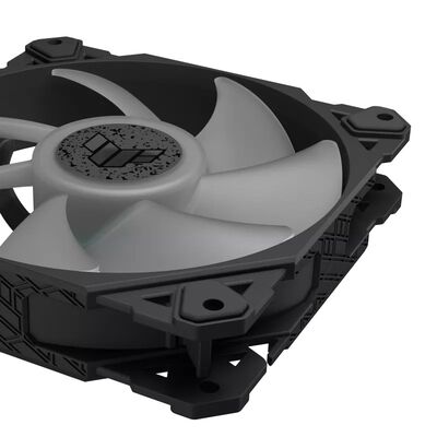 ASUS  TUF Gaming TF120 ARGB Fan - Triple Fan Kit with ARGB Controller ブラック (TUF GAMING TF120 BLACK ARGB 3IN1) 