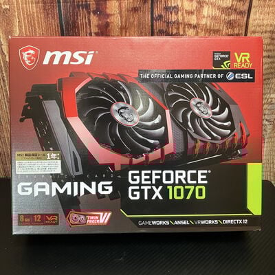 【富士青葉店】中古  MSI GTX 1070 GAMING X 8G（GTX1070 8GB） 3480037279 
