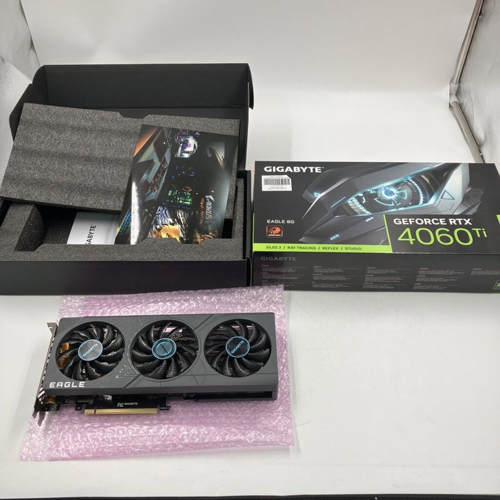 中古 GIGABYTE GV-N406TEAGLE-8GD (RTX4060Ti 8G) 175554 （379045