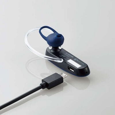 エレコム  LBT-HS11BU (Bluetoothハンズフリーヘッドセット ブルー) 