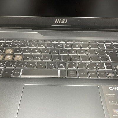 【熊本浜線店】中古  MSI Cyborg15 A12VE-706JP(i7-12650H/16GB/SSD512GB/RTX4050/W11H) 5370000456 