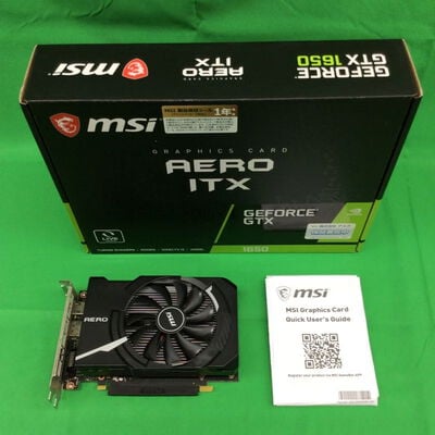 【川崎店】中古  MSI GeForce GTX 1650 AERO ITX 4G (GTX1650 4G GDR5) 3170007243 