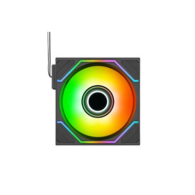 Thermaltake  SWAFAN 140 EX INFINITY ARGB Sync 3Pack CL-F246-PL14SW-A (140mm ARGB ブラック 交換式ファン 3個パック) 