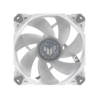 ASUS  TUF Gaming TF120 ARGB Fan - Triple Fan Kit with ARGB Controller ホワイト (TUF GAMING TF120 WHITE ARGB 3IN1) 
