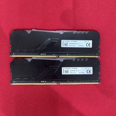 【静岡東瀬名店】中古  Kingston HP32D4U8D8HC(DDR4 PC4-25600 16GB 2枚組 デスクトップ用) 5140001704 