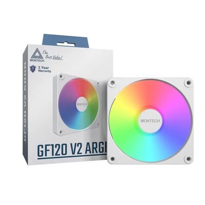 MONTECH  GF120 V2 ARGB White (1個パック ホワイト) 