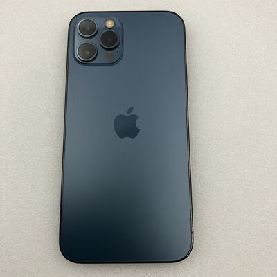 【新潟店】中古  【SIMロック解除済み】【docomo】Apple iPhone12 Pro 6.1インチ 256GB (パシフィックブルー) MGMD3J/A 155575 