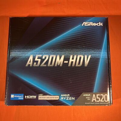 【なんば店】中古  ASRock A520M-HDV (A520 AM4 mATX DDR4) 143667 