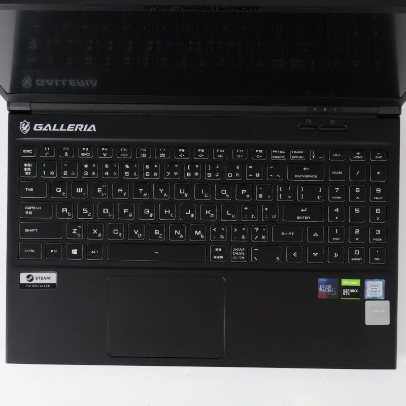 中古 THIRDWAVE GALLERIA GCR1650GF(Intel Core i7 9750H/16GB