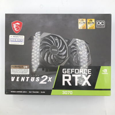 【水戸赤塚店】中古  【LHR版】MSI GeForce RTX 3070 VENTUS 2X 8G OC LHR (RTX3070 8GB) 146437 