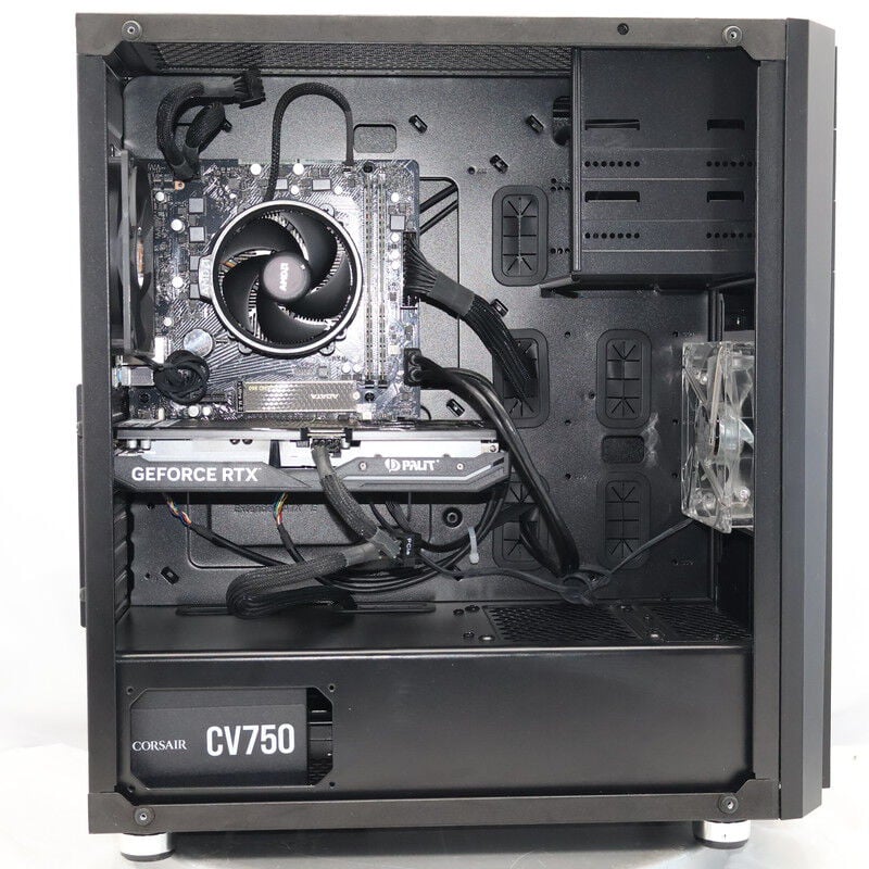 【中古】自作デスクトップPC（Ryzen 5 5600G、DDR4 64GB） 中古 OriginalPC(AMD Ryzen 5 5600G/16GB DDR4 (PC4)/SSD500GB/なし