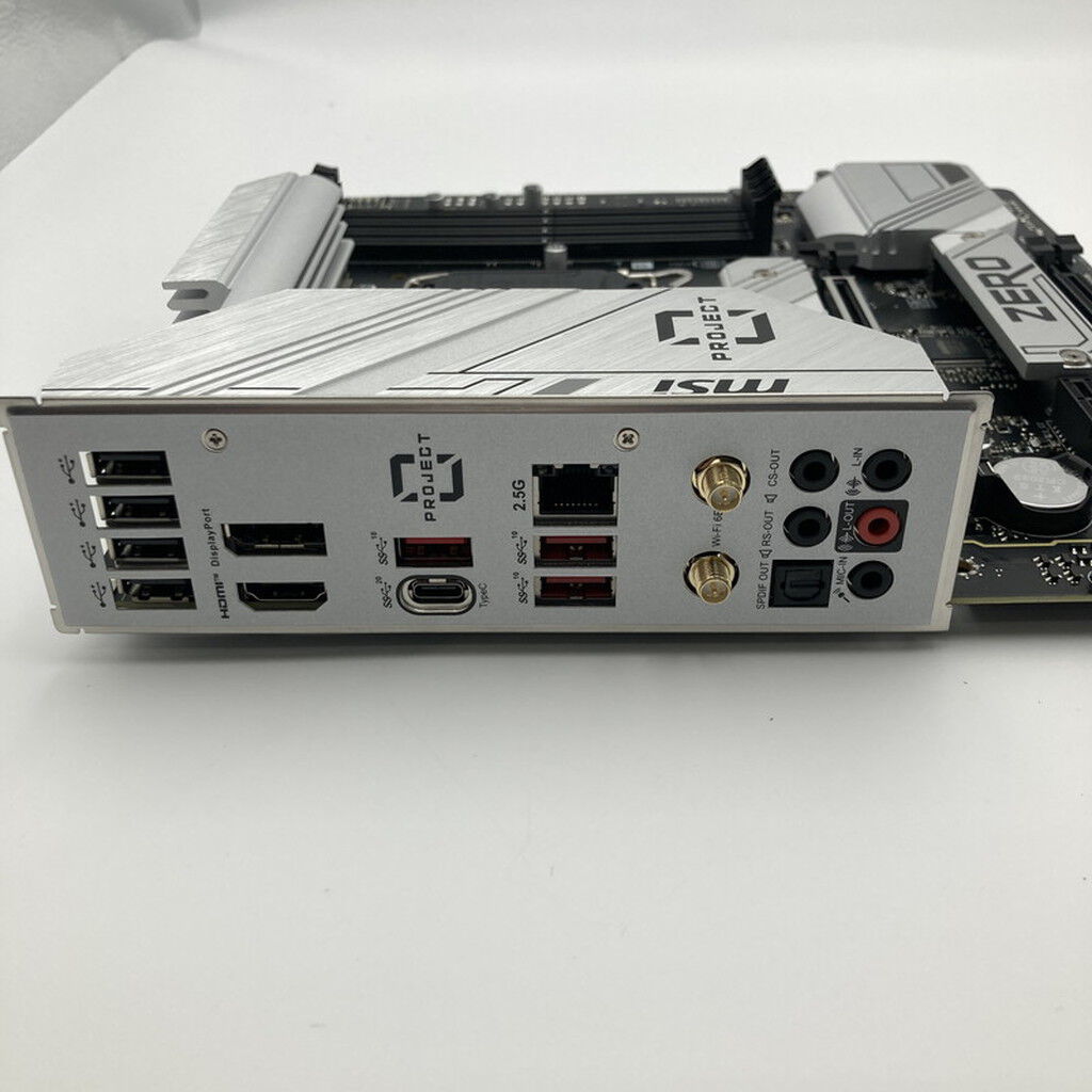 中古 MSI B760M PROJECT ZERO (B760 mATX DDR5) 167315 （380210