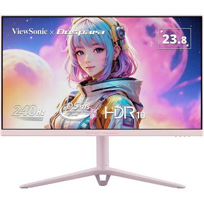 ViewSonic  VX2428J2-PK-7 (23.8インチワイド 液晶モニター パステルピンク) ドスパラ限定モデル 