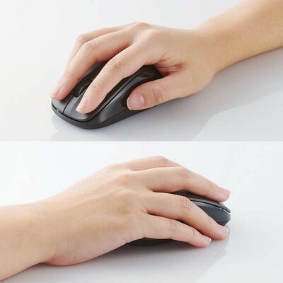 エレコム  M-BY11BRSKBK (抗菌 Bluetooth5.0 静音IRマウス Mサイズ ブラック) 