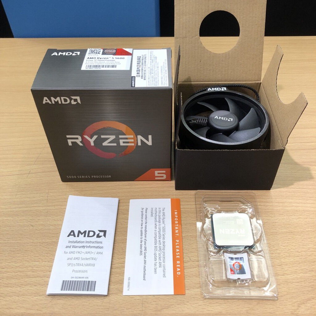 中古 AMD Ryzen 5 5600 (AM4/3.6GHz/35M/C6/T12/65W) 150183 （329232