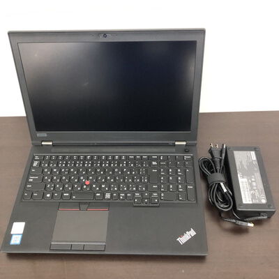 【長野稲里店】中古  Lenovo ThinkPad P52　20MAS12700 (Core i7 8750H/16GB/SSD512GB/-/NVIDIA Quadro P1000 4GB/15.6ｲﾝﾁ/1920x1080/Wi-Fi/WEBCAM/W11H64) 176658 